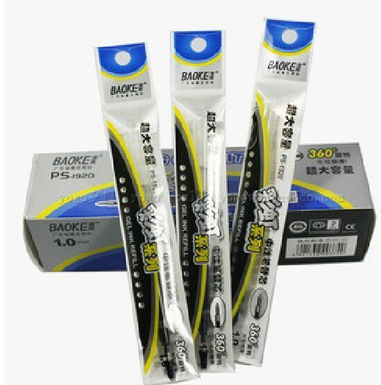 Puck PS-1920 mid Sex Pen Core Large Capacity Aqueous Pen Refill Subwarhead 1 0mm Treasure Trock Specialty Store