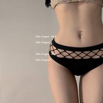 High face value day series pure cotton underpants female sense hollowed-out hot and high waist goddess sexual apostle dpants woman