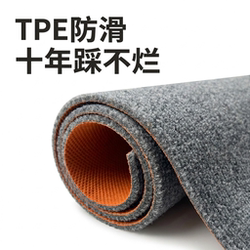 Thickened Carpet for Commercial Offices, Can Be Cut, Gray Soundproofing, Large Area Full Coverage Non-Slip Floor Mat for Living Room and Bedroom
