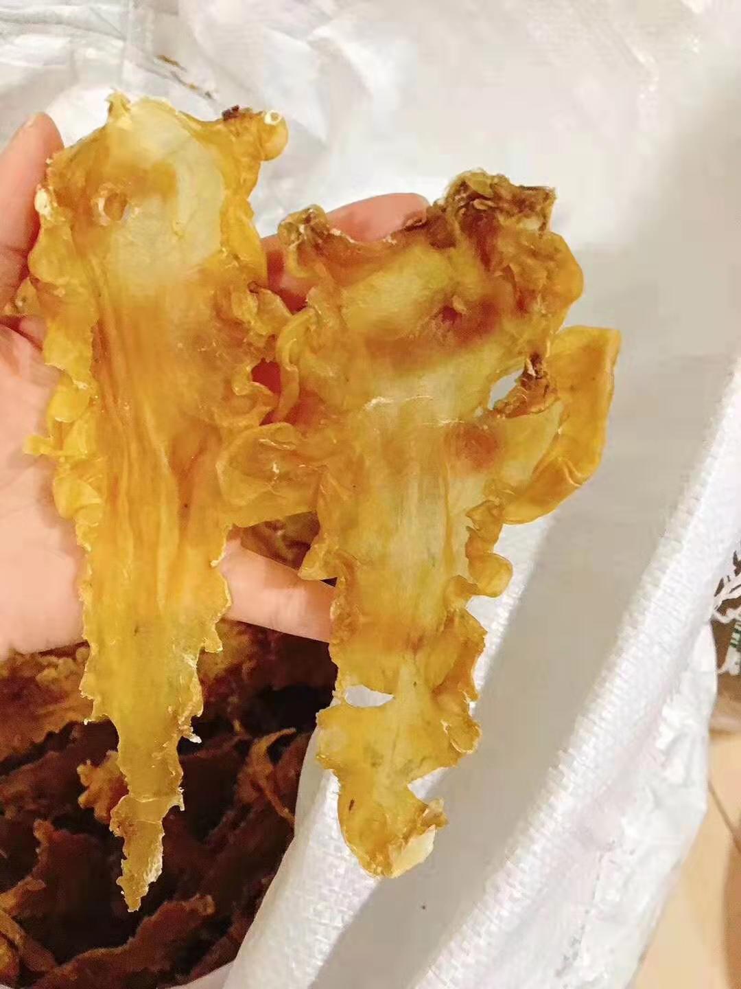 Fish Gum Flower Glue Dry Goods Flower Glue Deep Marine Fish Swimming Bladder Fish Belly Fish YELLOW FLOWER GEL COD GEL PREGNANT WOMAN NOURISHING