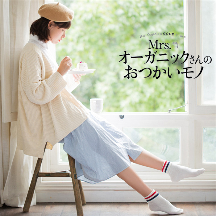 Nhật Bản cho retro trường nữ gió cotton vớ vớ cotton vớ thể thao vớ thoải mái thoáng khí tất chân nam