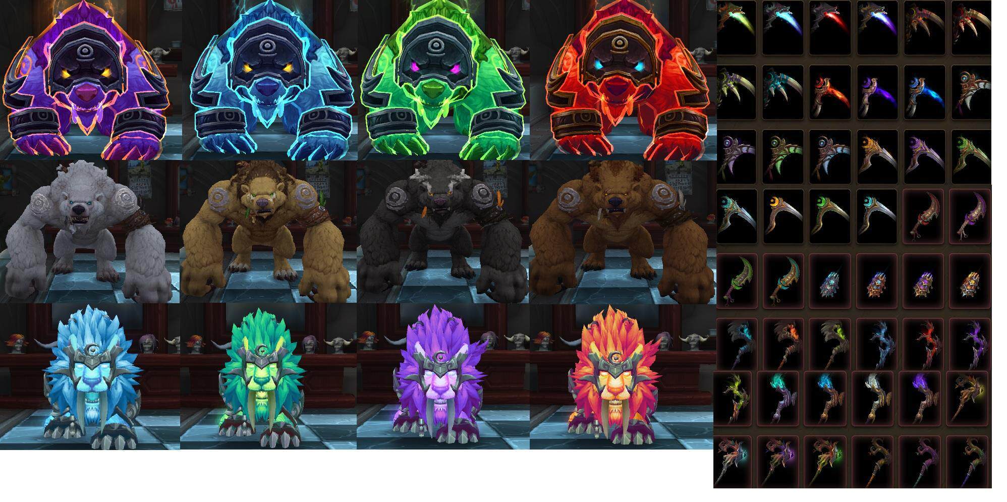 The Warcraft World Account Number Druid 277 Loaded Etc Human Bear Starlight Cat 3W2 Achievements Gold Tiger War Bear 509 Only