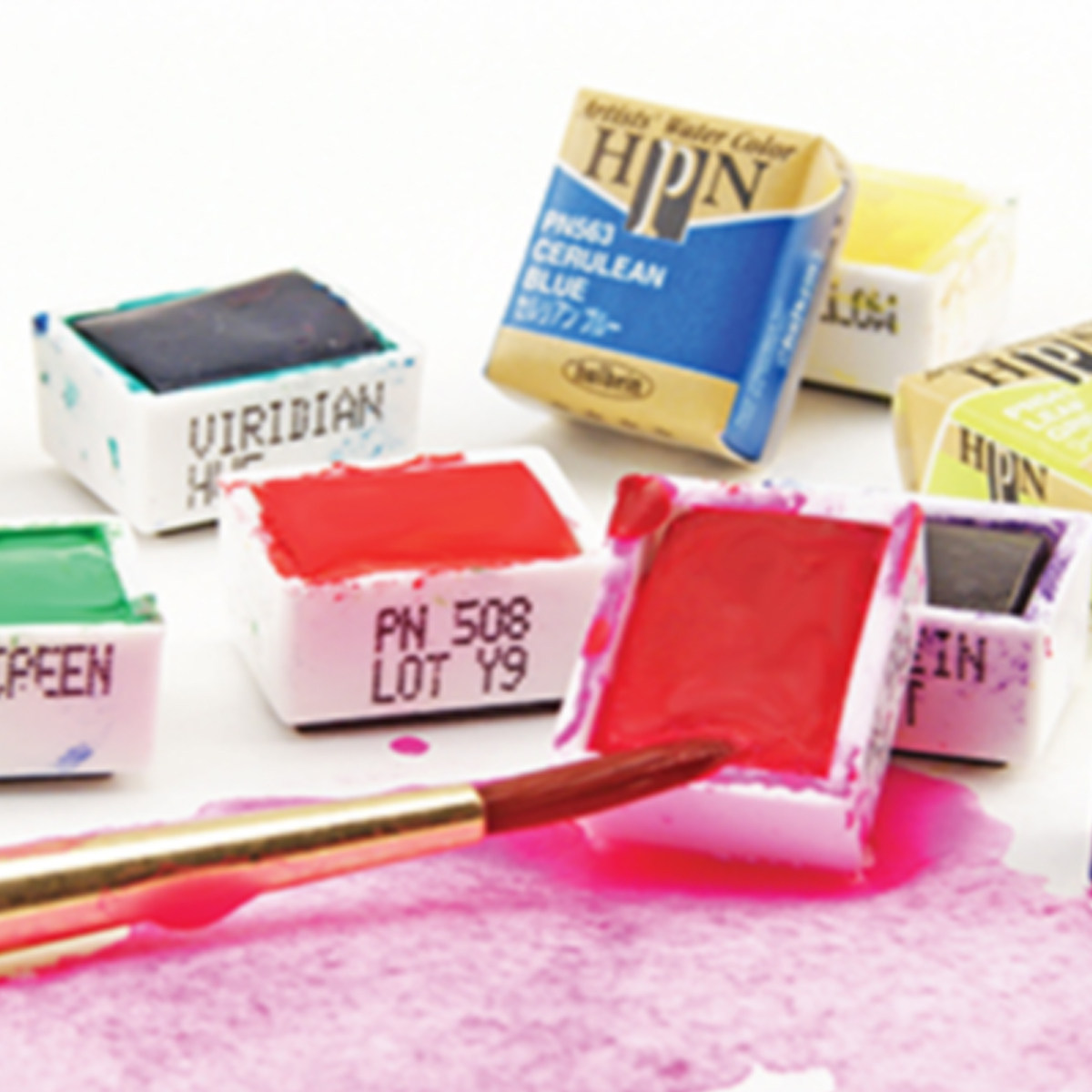 Japan Holbein Holbein Artist grade solid watercolor ABCD grade monolithic hb Watercolor Set