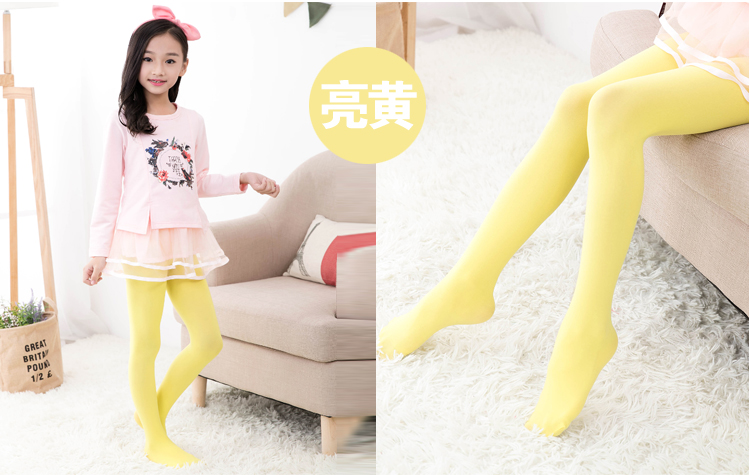 Cô gái pantyhose trẻ em vớ nhảy vớ trắng cô gái xà cạp mùa xuân và mùa hè phần mỏng bé vớ