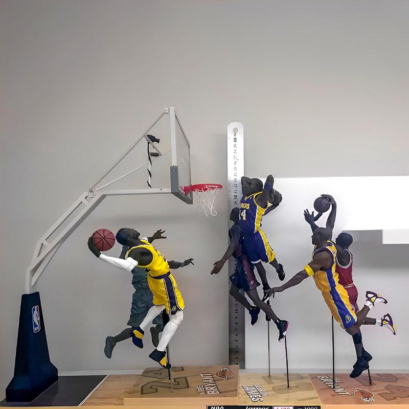 Mcfarlane Nba Basketball Stand 1/9 Hoop Height 40cm 6inch Star Players James Jordan Kobe Action Figure