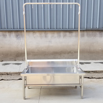 Stainless steel mop pool Washing pool Mop pool mop pool washing pool Long canteen School units can be customized