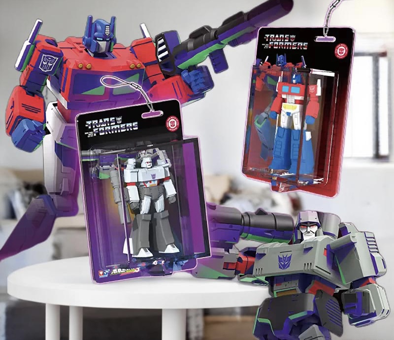 Audi Double Diamond Transformers Aap Series Mini Hanging Card Optimus Prime Megatron Hanging Card Figure Trendy Toy Pendant