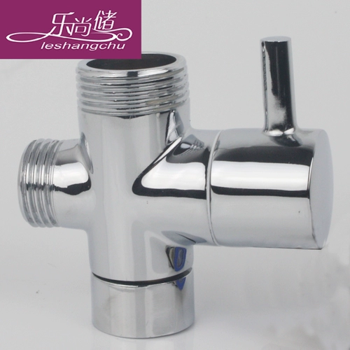 Медный быстрый оборот клапан разветвитель душ душ Три звена 4 очка сплиттеров воды