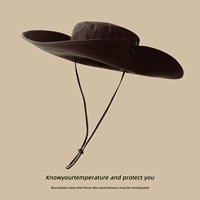 Водонепроницаемый стиль коричневый 【13 см. Большая шляпа】