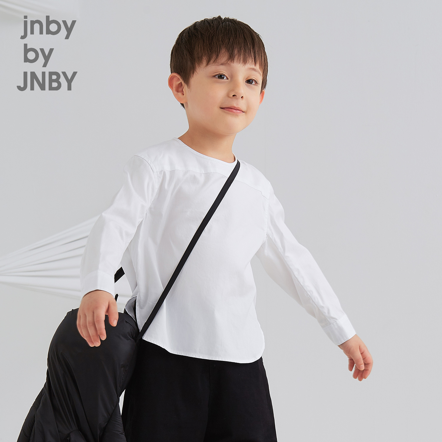 Jiangnan vải áo sơ mi mùa thu bé trai giảm giá vải và cô gái trẻ em bình thường thời trang cotton thoải mái dài tay áo sơ mi không khí.