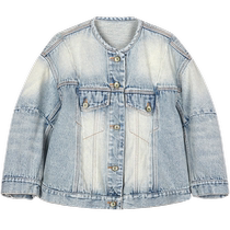 New Jiangnan Buyi childrens loose denim jacket 24 autumn boys and girls jnbybyjnby1O7611480