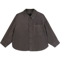 New Jiangnan Buyi childrens clothing long-sleeved shirt corduroy 24 spring boys and girls 1O1211950jnbybyjnby
