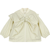 New Jiangnan Buyi childrens clothing pleated bow jacket 24 autumn boys and girls jnbybyjnby1O7611740