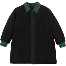 Jiangnan Buyi childrens clothing winter mid-length down jacket white duck down lapel boys and girls jnbybyjnby