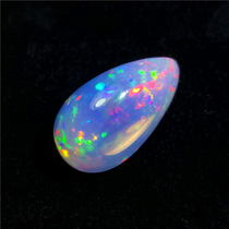 Large water droplets Opal large opal drops colorful fire 20 karat full support inlaid pendants