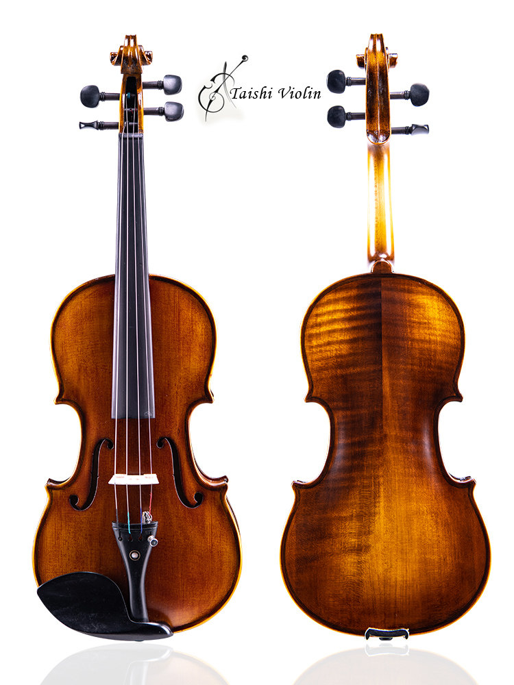 Tai's handmade solid wood violin beginner Children professional college students Import European materials beginner examination