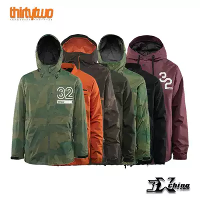 thirtytwo32 ski suit elastic waterproof coach jacket open jacket ski suit
