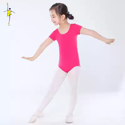 Children's dance gymnastics clothes Short-sleeved jumpsuit Shebin clothes Girls 'body clothes Girls' ballet clothes Children's body clothes