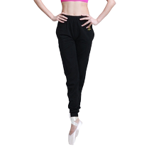 Red dance shoes dance pants womens practice pants black sports leggings slimming carrot pants childrens dance pants