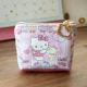 Dễ thương hello kitty phim hoạt hình cô gái trái tim màu hồng ví nhỏ tai nghe nhỏ lưu trữ vật phẩm túi xu coin