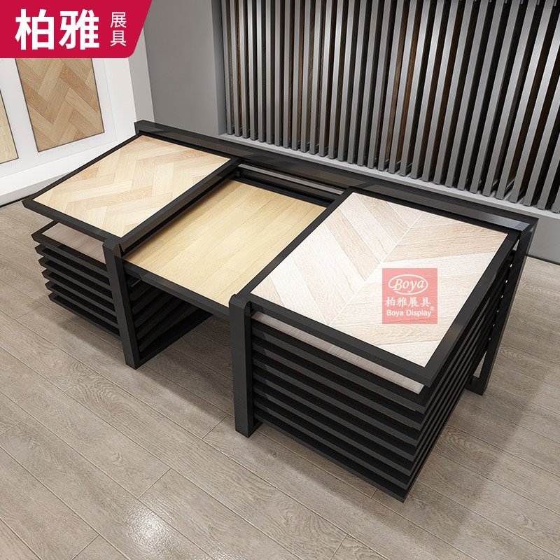 [USD 92.32] Wooden Floor Display Rack Lying Pull Tile Multifunctional ...