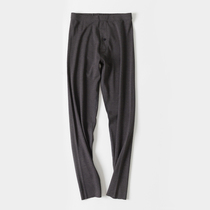 Mens autumn pants One-piece thin plus velvet warm pants Youth tight autumn and winter underpants large size cotton wool pants line pants