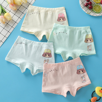 Childrens panties Womens cotton boxer shorts 6-year-old baby infant shorts head cartoon girl summer boxer shorts slits