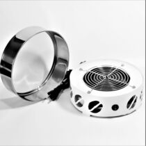 Small household coffee bean roaster with coffee roasting heat dissipation coffee bean cooling plate