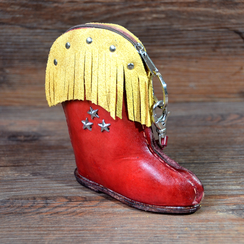 Genuine Leather Coin Bag Handmade Creative Zero Wallet Cow Leather Small Wallet Hands with small bag Bag Key Bag Pendant Boots