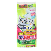 Япония импортирует Джаол Умереть Двойной Всасы 8 кусочков толстых кошек мочи ингибирования и дезодоризации кошачьих пеленков