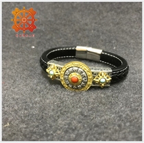 Edge Life Buddha Pure Silver Hand Rings Nine Palace Gossip to run inlaid jewel bracelet bracelet