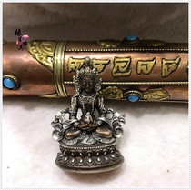 Edge Life Buddha Tibetan Buddhism Nepal Handmade Silver Moon Silver Wench Bodhisattva Buddha Buddha Statue of Buddha 5 5cm