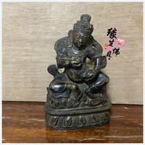 Edge life Buddha Nepal pure copper as old black chaeze Buddhist statues black Tibetan Buddhist statues 165cm chaeze Buddhist statues