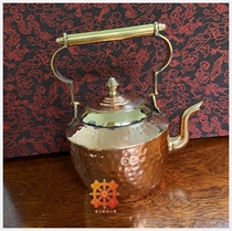 Destined Buddhist utensils copper kettle Nepalese handmade purification kettle Pemba kettle ritual kettle red copper water kettle large