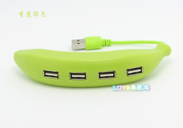 Trái chuối chuối xoài 4 cổng usb bộ chia trung tâm máy tính USB mở rộng HUB một cho bốn 2.0 - USB Aaccessories quạt để bàn xiaomi