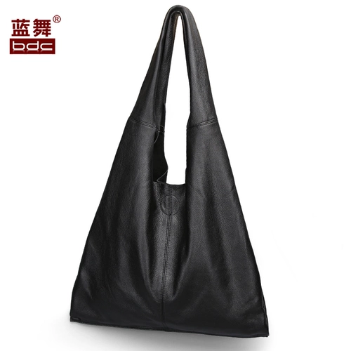 Демисезонная мягкая вместительная и большая кожаная сумка на одно плечо для отдыха, из натуральной кожи, воловья кожа