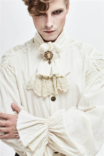 Бежевая человеческая голова, галстук-бабочка, фальшивый воротник подходит для мужчин и женщин, изысканный стиль