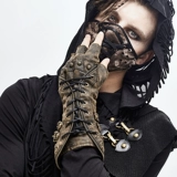 Ретро аксессуар, перчатки, длинный ремень подходит для мужчин и женщин, в стиле панк, средней длины