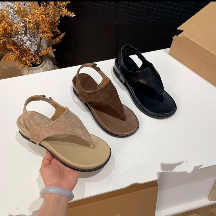 Retro Summer 2026 New Style Flip-Flop Thick-Soled 4cm Casual Sandals for Women
