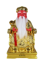 Solemn hand-carved Buddha statue without core incense camphor wood Liujin Land Gong Land Ye 8 10 12 16 inches