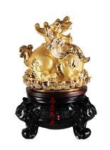 Haixin Buddha lucky golden Pixiu ornaments opening craft gifts Home office furnishings