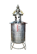 Haixin Buddha community burning bucket Treasure furnace Temple burning gold bucket Outdoor large gold bucket Gold bucket