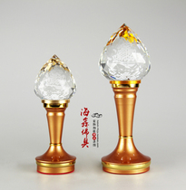 Haifeng Sambo Bronze Electric candle LED Crystal Lucky God Xie Lamp Buddha Head Lamp Buddha Head Lamp Changming Lamp
