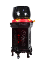 Haixin Buddha Temple large utensils Hexagonal copper chime frame Xin frame Copper frame Dharma frame base