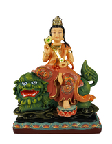 Haixin solemn buddha statue resin FRP Dunhuang Caihuayan three holy Manjushri Bodhisattva Samantabhadra Bodhisattva