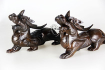 Haixin Buddha buddha supplies Feng Shui ornaments lucky town house evil Pixiu Ebony Pixiu ornaments