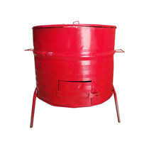 Haixin community burning barrel Treasure furnace Temple burning barrel Outdoor red oil barrel Gold barrel Gold barrel
