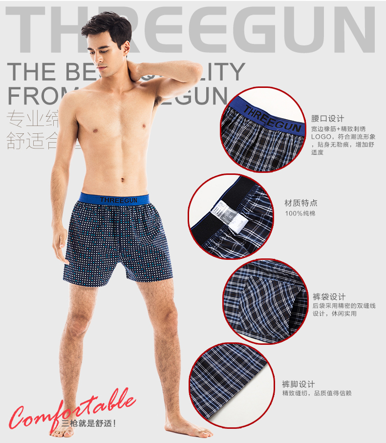 Pantalon pyjama jeunesse THREEGUN 50275B0 - Ref 721583 Image 8
