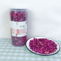 Pingyin rose petals double red rose flower dried edible can be boiled Ejiao cake accessories bottle 50g