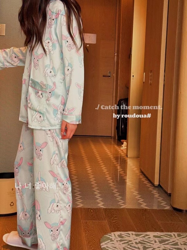 [Summer Fan Exclusive] Big-Eared Bunny Pajamas Cute Homewear for Women Can Be Worn Outside 230803